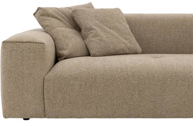 Goossens loungebank lago bruin stof - 8252192-{merk}-lago-bank-stof-bruin-07